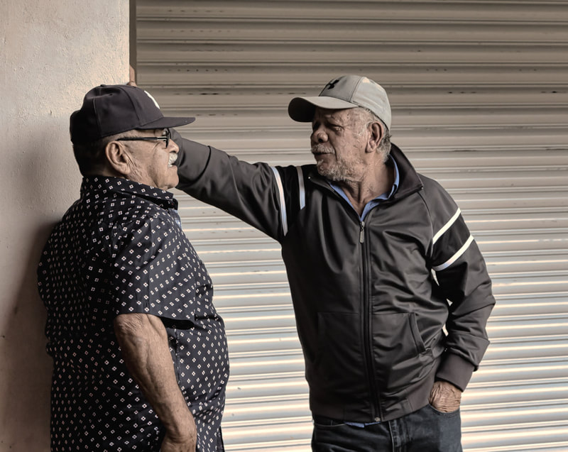 Men talking, Boquete, Panama